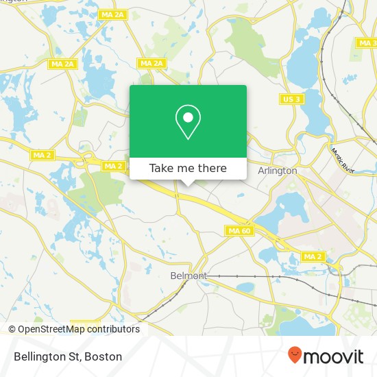 Bellington St map