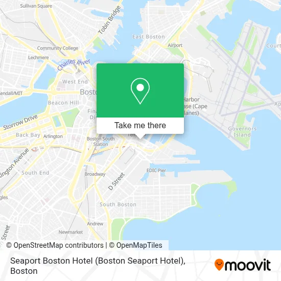 Seaport Boston Hotel map