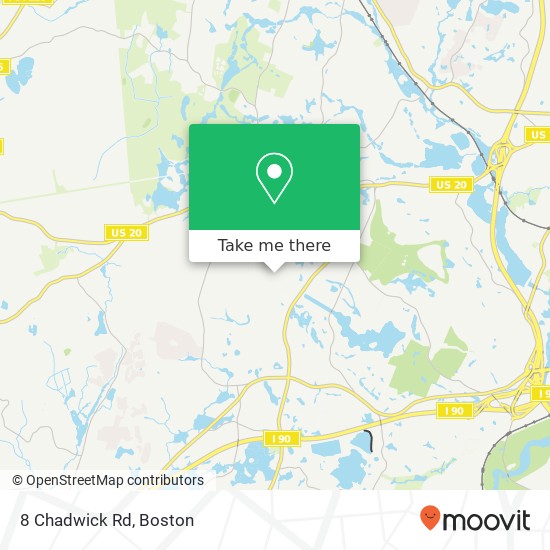 8 Chadwick Rd map