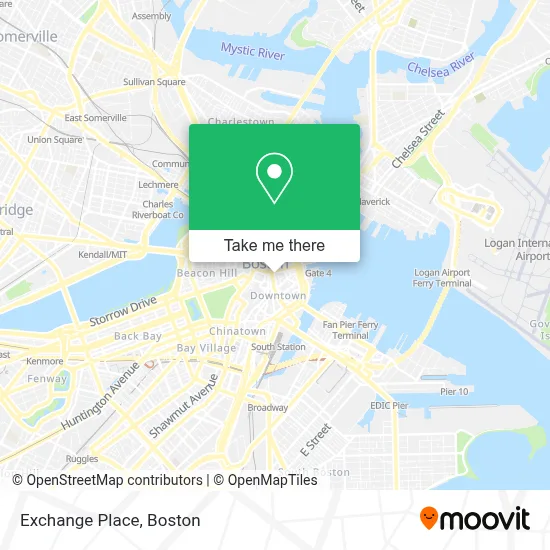 Exchange Place map
