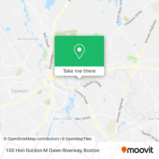 Mapa de 100 Hon Gordon M Owen Riverway