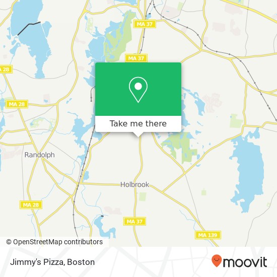 Jimmy's Pizza, 424 N Franklin St Holbrook, MA 02343 map