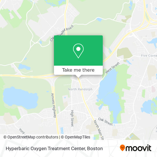 Hyperbaric Oxygen Treatment Center map