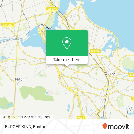 BURGER KING, 670 Adams St Quincy, MA 02169 map