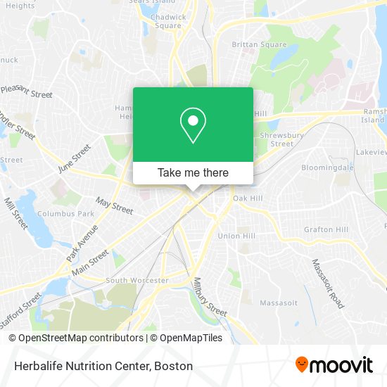 Herbalife Nutrition Center map