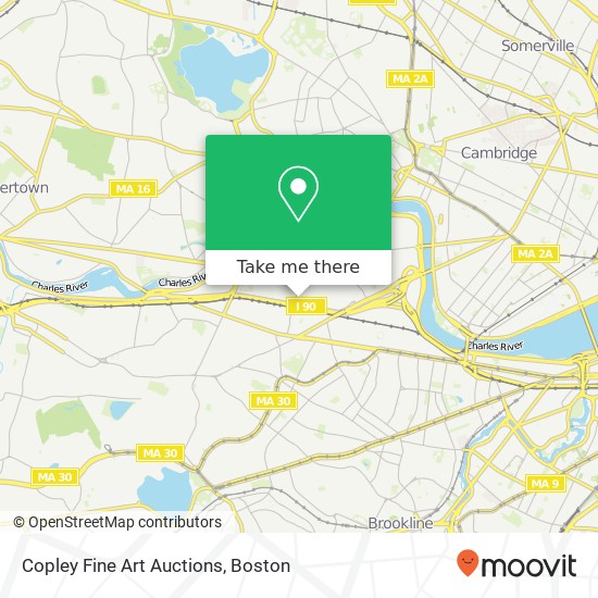 Mapa de Copley Fine Art Auctions, 214 Lincoln St Allston, MA 02134