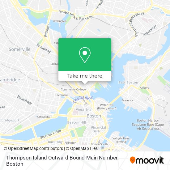 Thompson Island Outward Bound-Main Number map