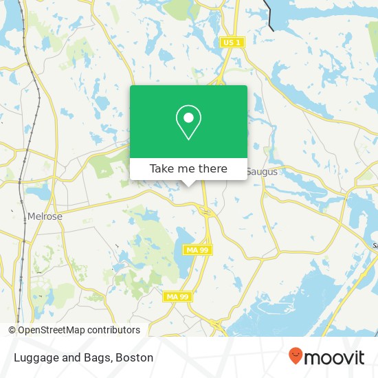 Luggage and Bags, 1201 Broadway Saugus, MA 01906 map