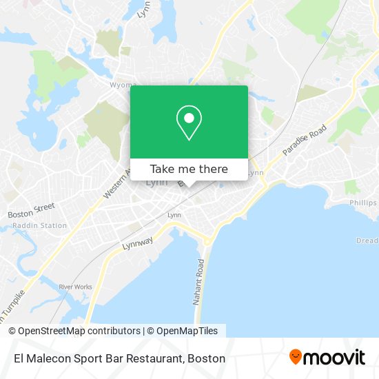 El Malecon Sport Bar Restaurant map
