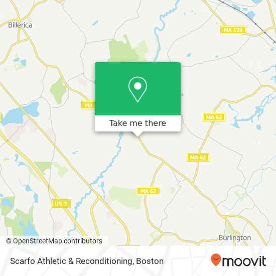 Scarfo Athletic & Reconditioning, 787 Boston Rd Billerica, MA 01821 map