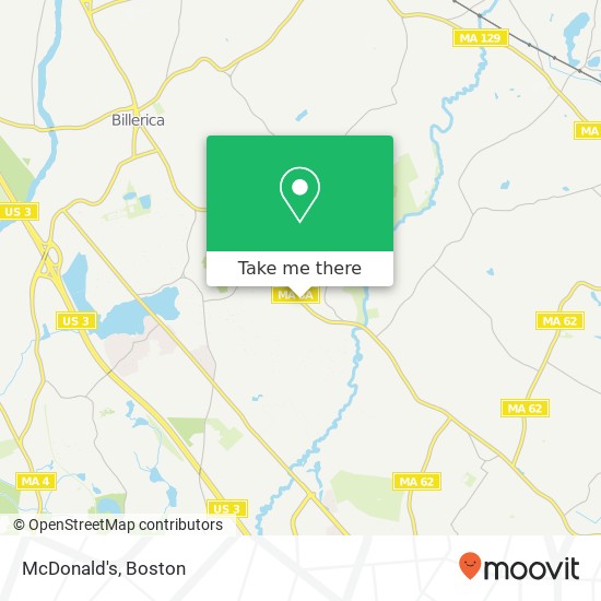 McDonald's, 718 Boston Rd Billerica, MA 01821 map