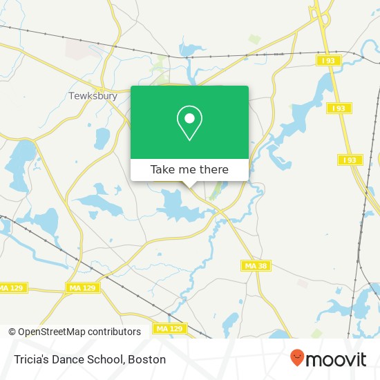 Tricia's Dance School, 1777 Main St Tewksbury, MA 01876 map