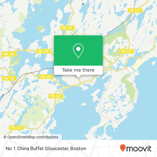 No 1 China Buffet Gloucester, 36 Washington St Gloucester, MA 01930 map