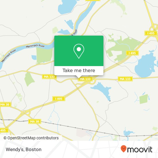 Wendy's, 1665 Andover St Tewksbury, MA 01876 map