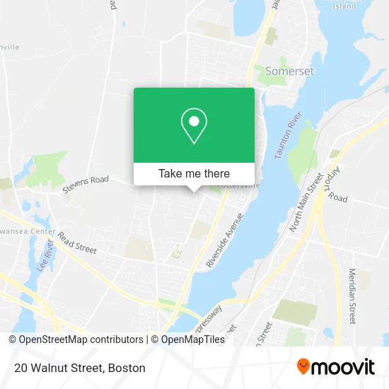 20 Walnut Street map