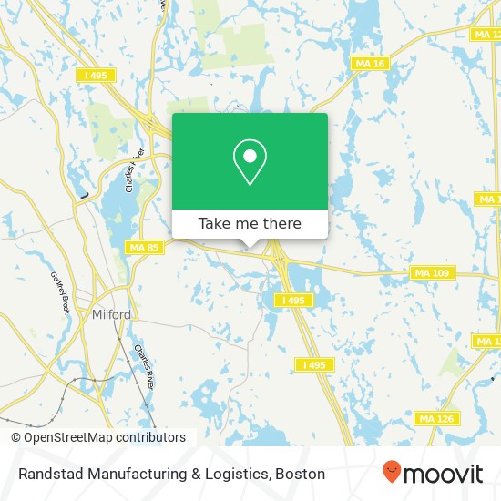 Mapa de Randstad Manufacturing & Logistics