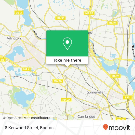 8 Kenwood Street map