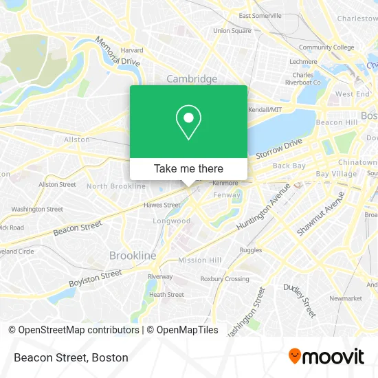 Beacon Street map