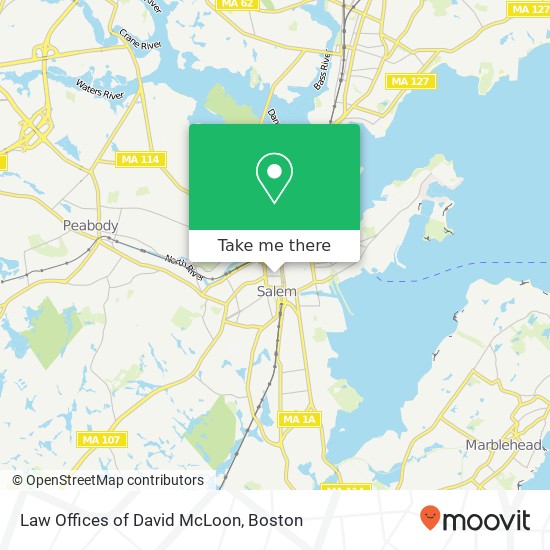 Law Offices of David McLoon map