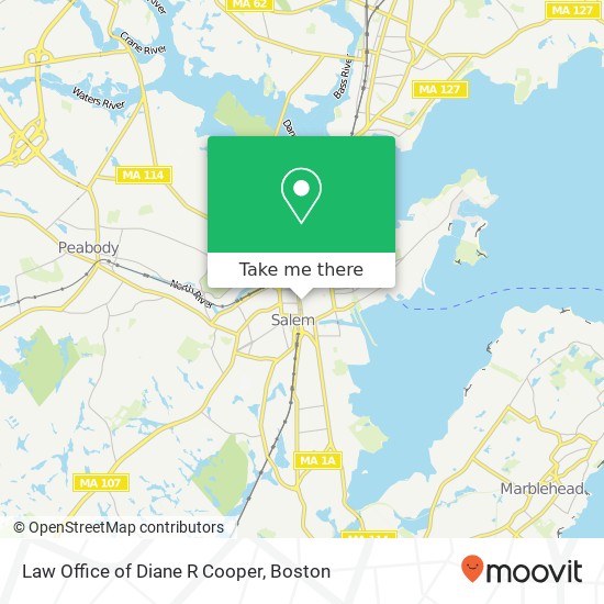 Mapa de Law Office of Diane R Cooper
