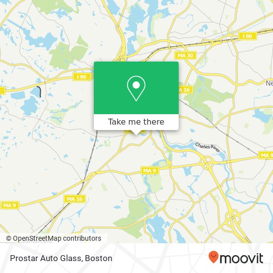 Prostar Auto Glass map