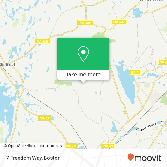 Mapa de 7 Freedom Way