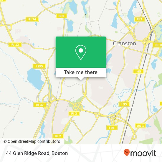 Mapa de 44 Glen Ridge Road