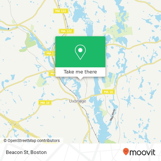 Mapa de Beacon St