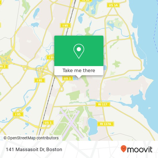 141 Massasoit Dr map