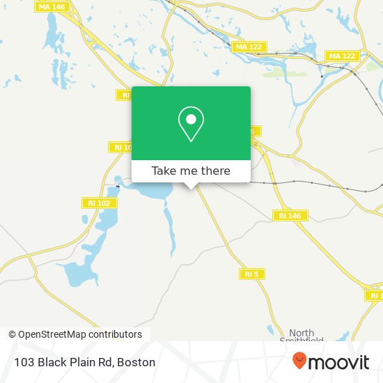 103 Black Plain Rd map