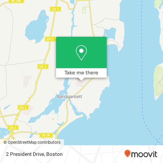 2 President Drive map