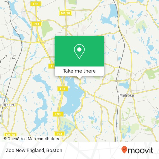 Mapa de Zoo New England