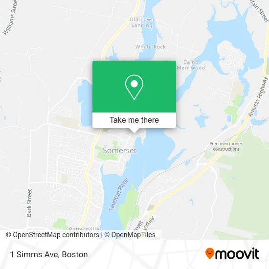 1 Simms Ave map