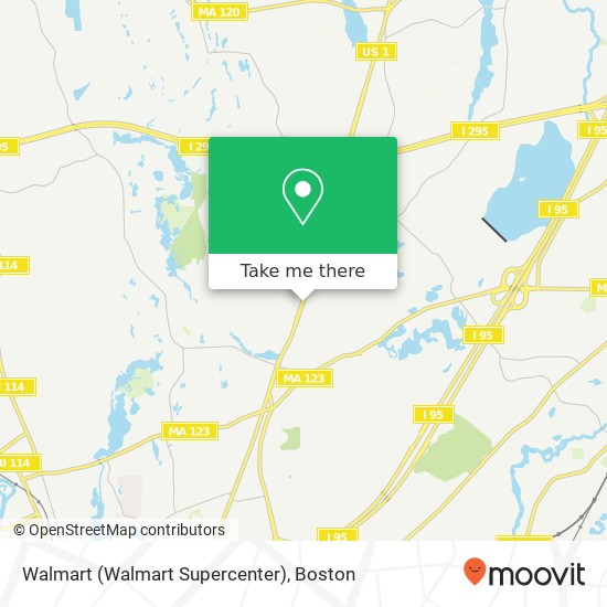 Mapa de Walmart (Walmart Supercenter)