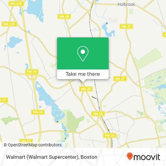 Mapa de Walmart (Walmart Supercenter)