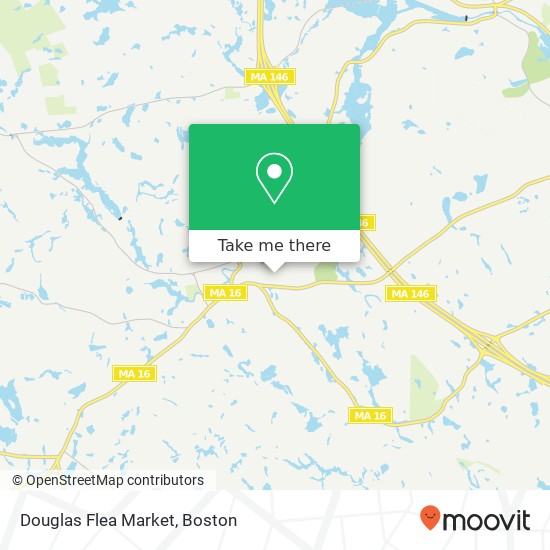 Mapa de Douglas Flea Market