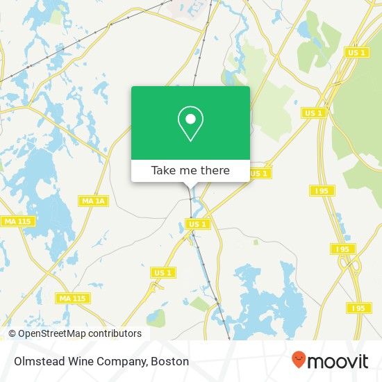 Mapa de Olmstead Wine Company