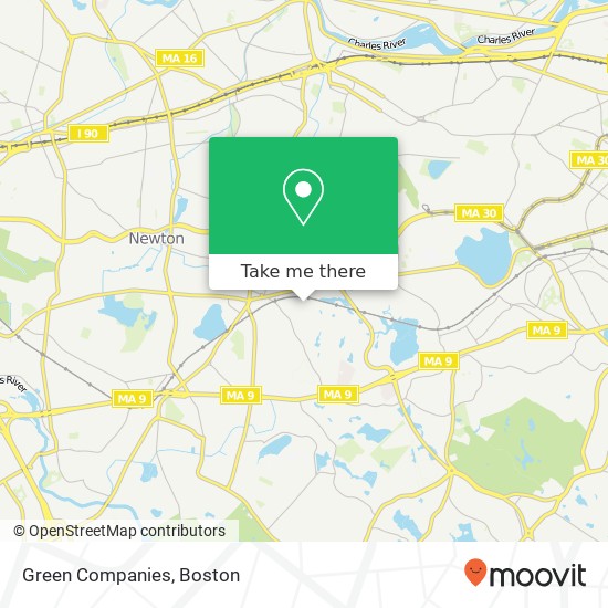 Green Companies map