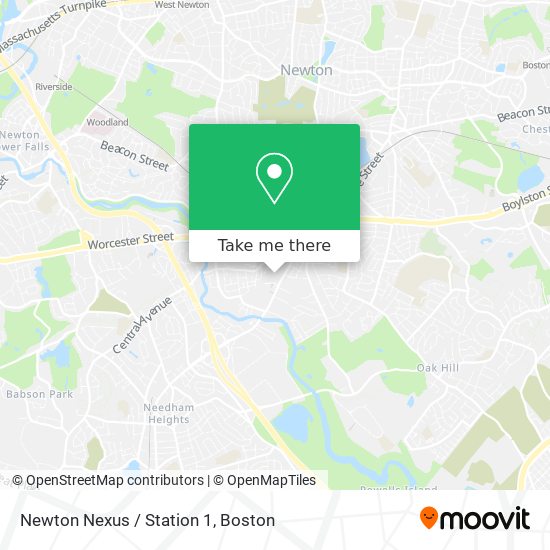 Newton Nexus / Station 1 map