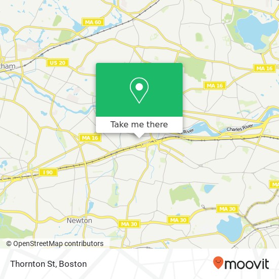 Mapa de Thornton St
