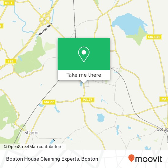 Boston House Cleaning Experts map