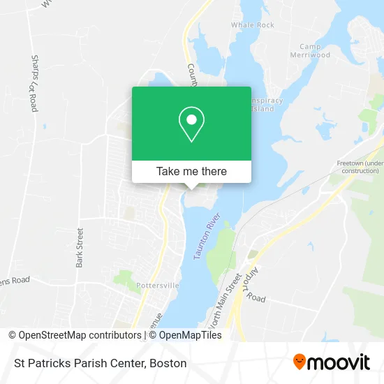 St Patricks Parish Center map