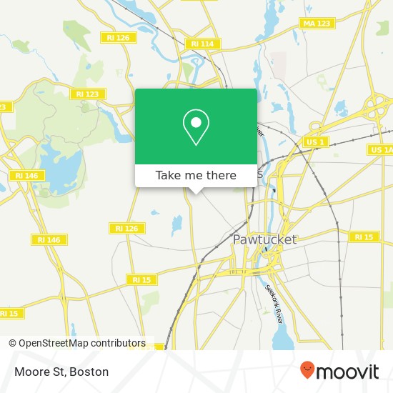 Mapa de Moore St