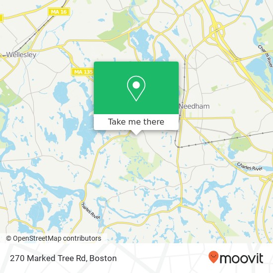 Mapa de 270 Marked Tree Rd