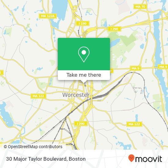 Mapa de 30 Major Taylor Boulevard
