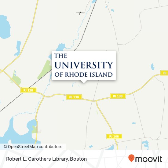 Robert L. Carothers Library map