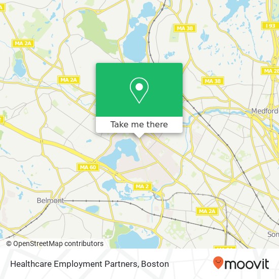 Healthcare Employment Partners map