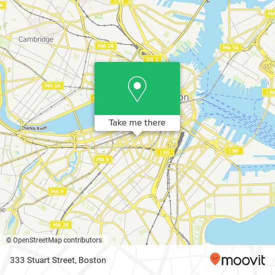 333 Stuart Street map