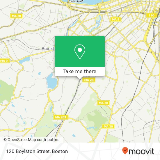 120 Boylston Street map