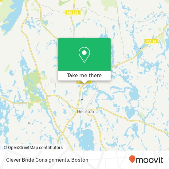 Clever Bride Consignments map